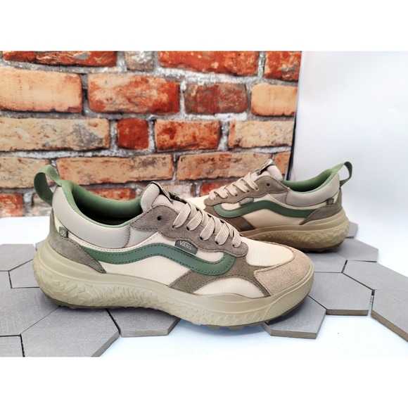 Men's Sz 9 Vans Ultrarange Neo VR3 Shoes Incense Brown TanGreen Earth Tones